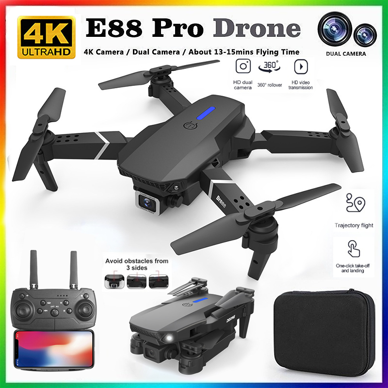 Drone E88 Rc Quadcopter - 2026 신형 E88 프로페셔널 HD 4K