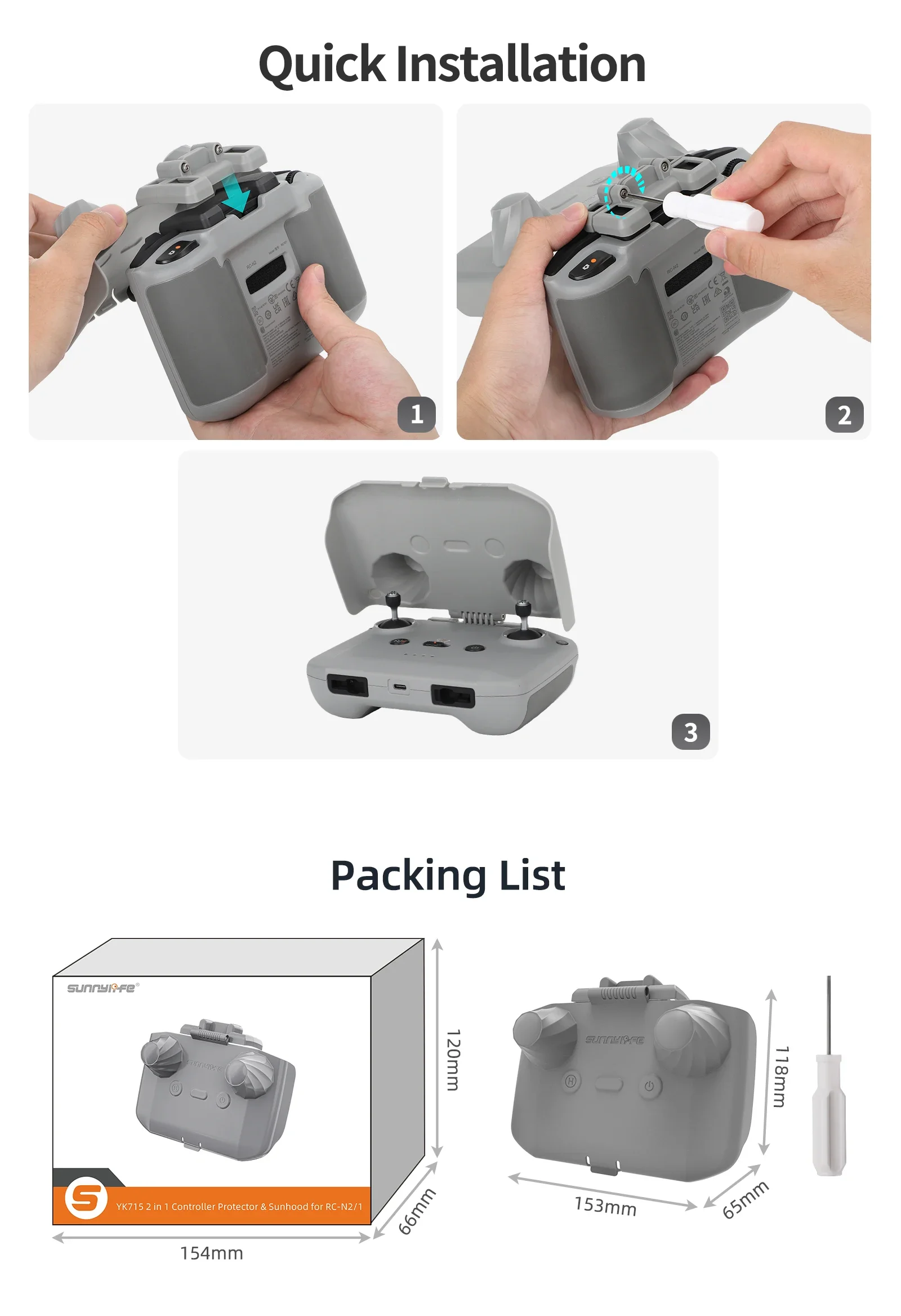 2 in 1 컨트롤러 보호대 썬후드 컨트롤 스틱 가드  - Drone Rc Cover 리뷰 및 가격