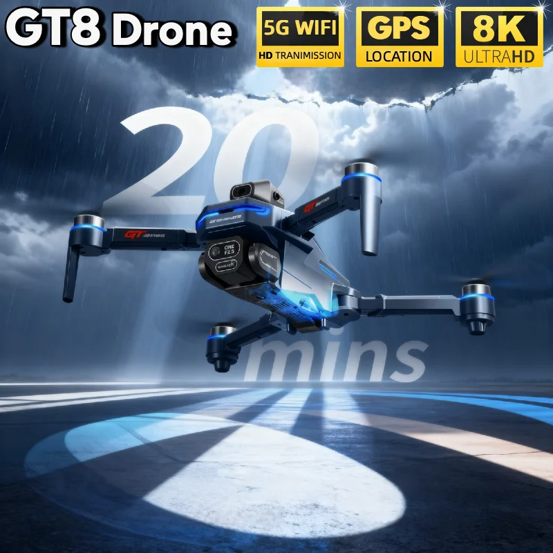 핫 세일 LSRC GT8 드론 4K 프로페셔널 듀얼 카 - Jjrc Drone X12 리뷰 및 가격
