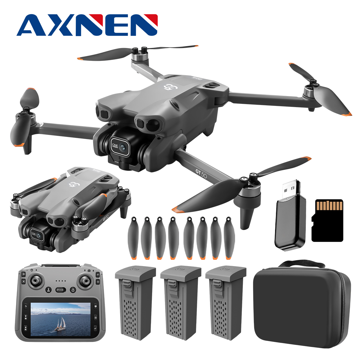 새로운 GT50 드론 4.3인치 스크린 리모컨 8K 1 - Jjrc Drone X12 리뷰 및 가격